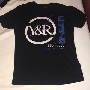 Black Young & Reckless Graphic Tee